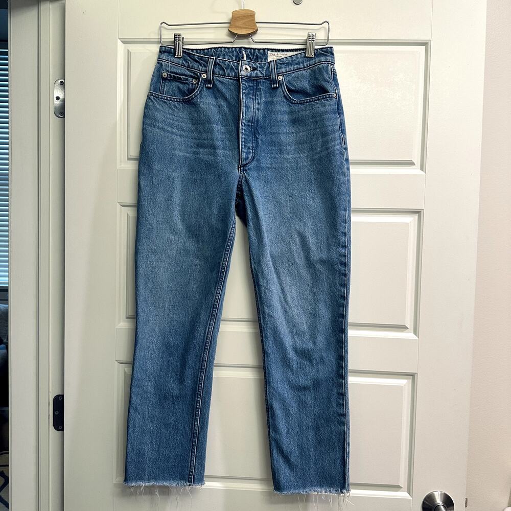 Rag & Bone Nina High-Rise Ankle Cigarette Jeans Sz 29